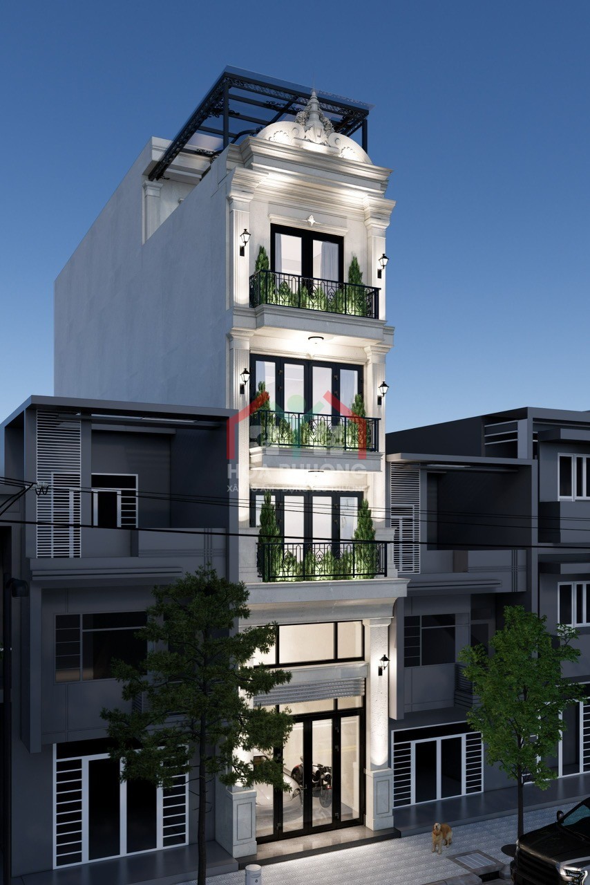 Công trình 5 tầng số 190 đường Đào Nhuận, phường Kênh Dương, quận Lê Chân, Tp Hải Phòng