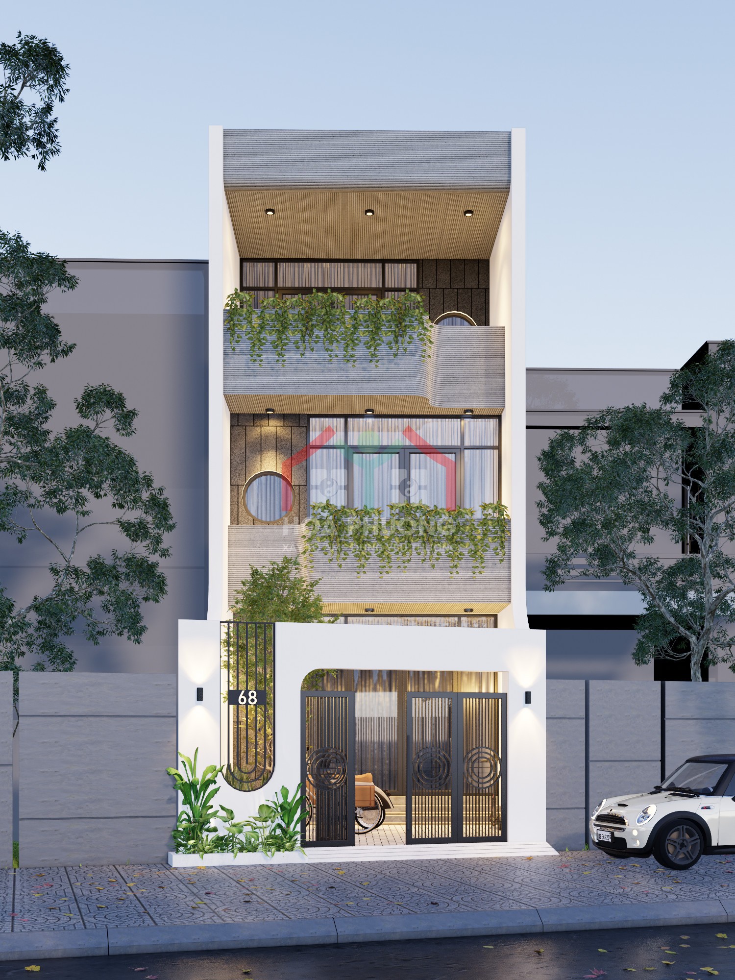 Công trình 3 tầng số 13/109 Trại Lẻ, phường Kênh Dương, Tp Hải Phòng